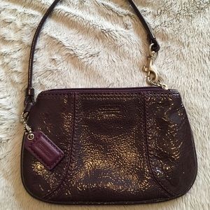 Coach small wristlet - patent leather!